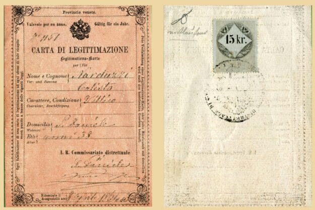 Carta di Legittimazione 1861